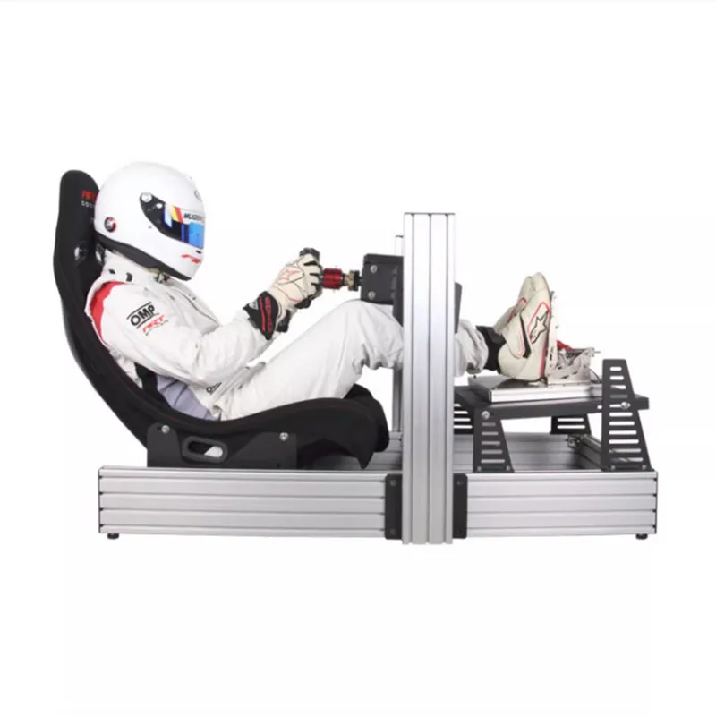 Aluminum Game Simulator Formula 1 Simulation Seat Direct Drive Sim Racing Cockpit Flight Rig for Tummaster MOZA Speed Magic DD1