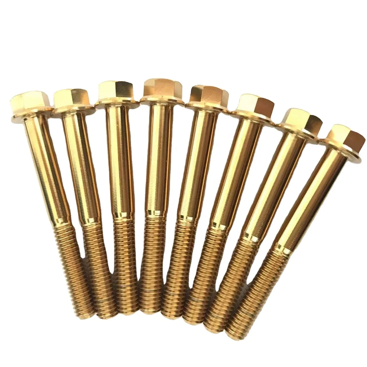 Factory Supply Customized Flange Titanium Bolts Buy Racing Car 12