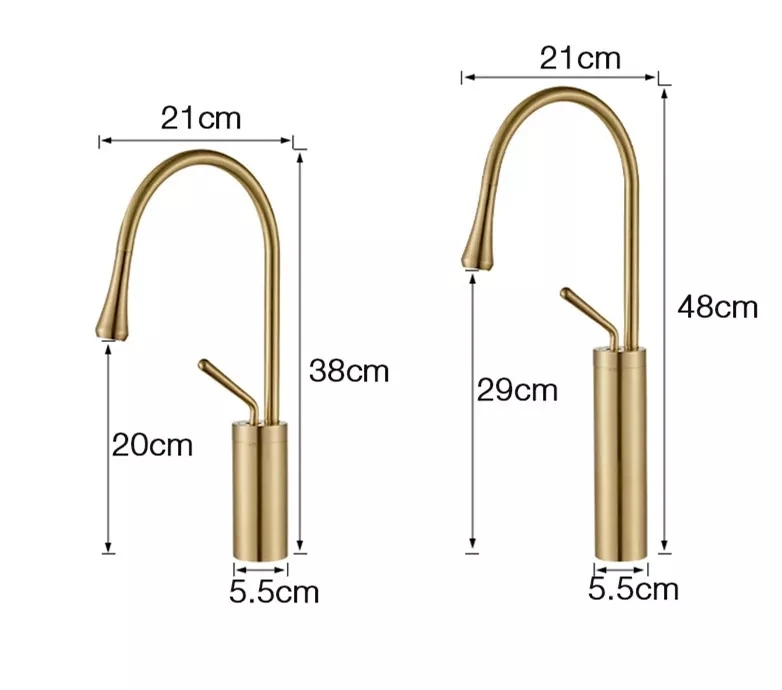 Modern Rose Gold Single Hole Single Handle  Ceramic Valve Core Unlacquered Brass Basin Faucet Lavatory Hot and Cold Mixer Taps