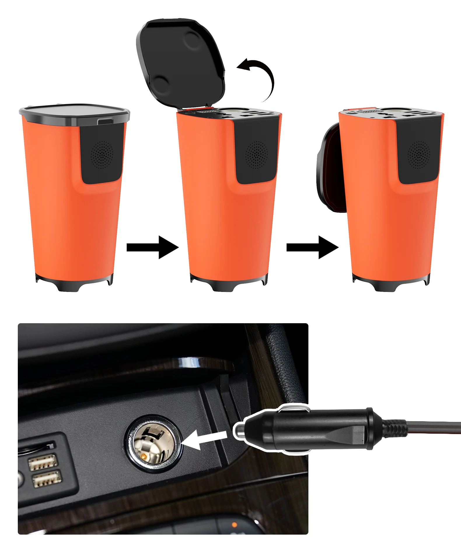 Wholesale Price 12v/24v To Ac 220v 150w Cigarette Lighter Car Plug