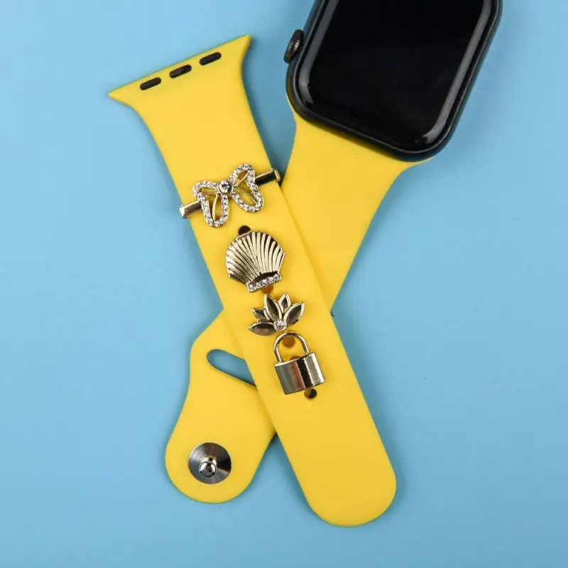 pvc watch charm for iphone watch