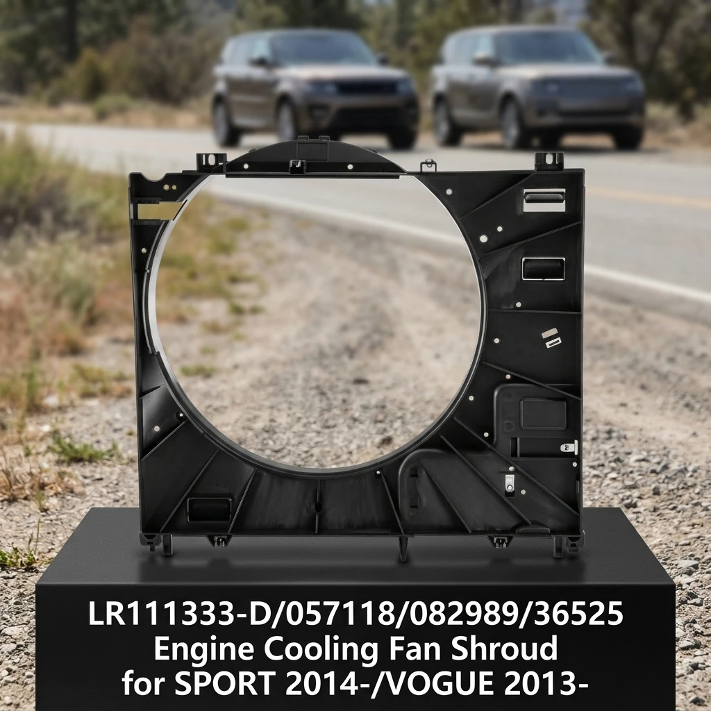 LR111333-D/057118/082989/36525 Heat-Resistant Durable Engine Cooling Fan Shroud for SPORT 2014-/VOGUE 2013-