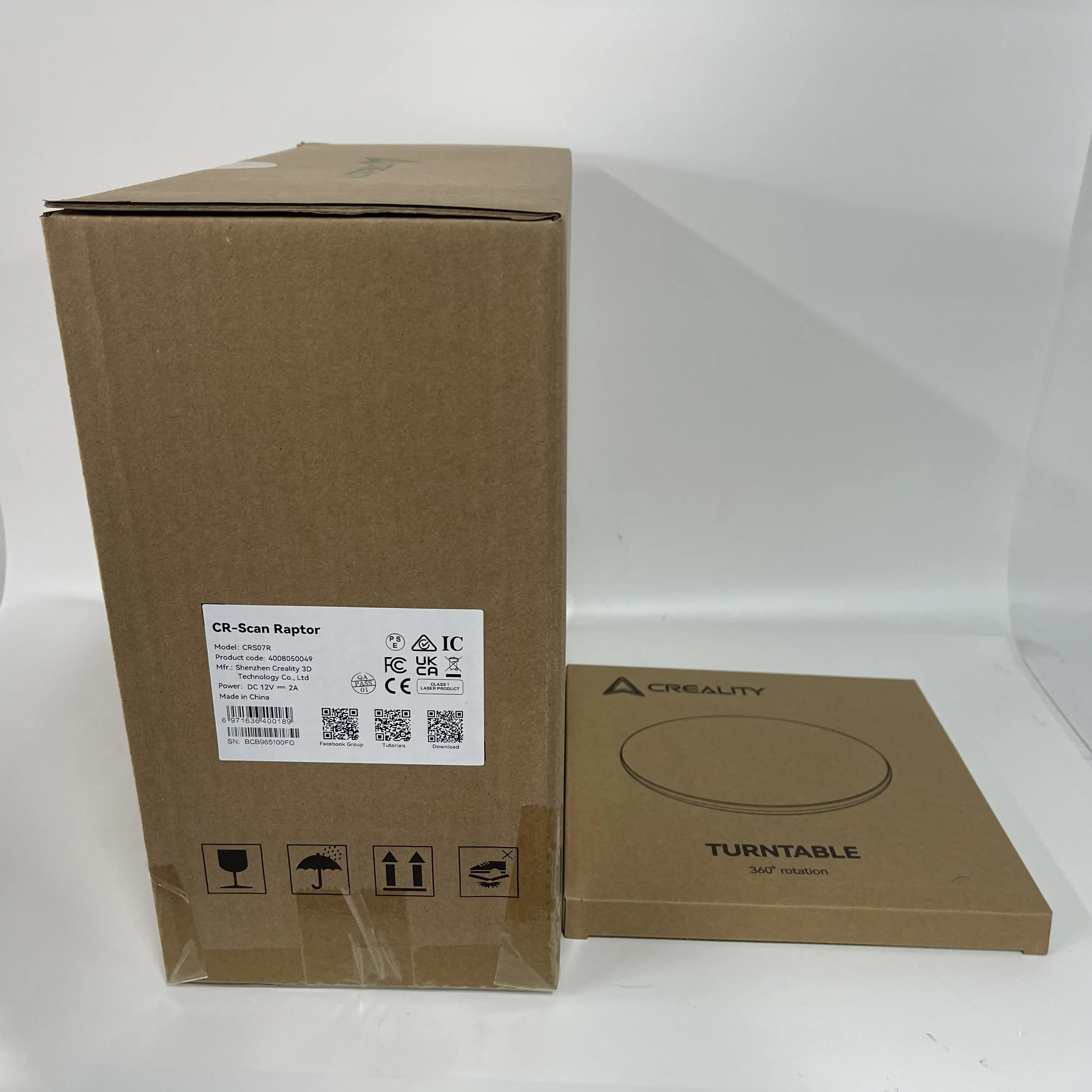 CREALITY 3D Scanner & Turntable CR-Scan Raptor CRS07R