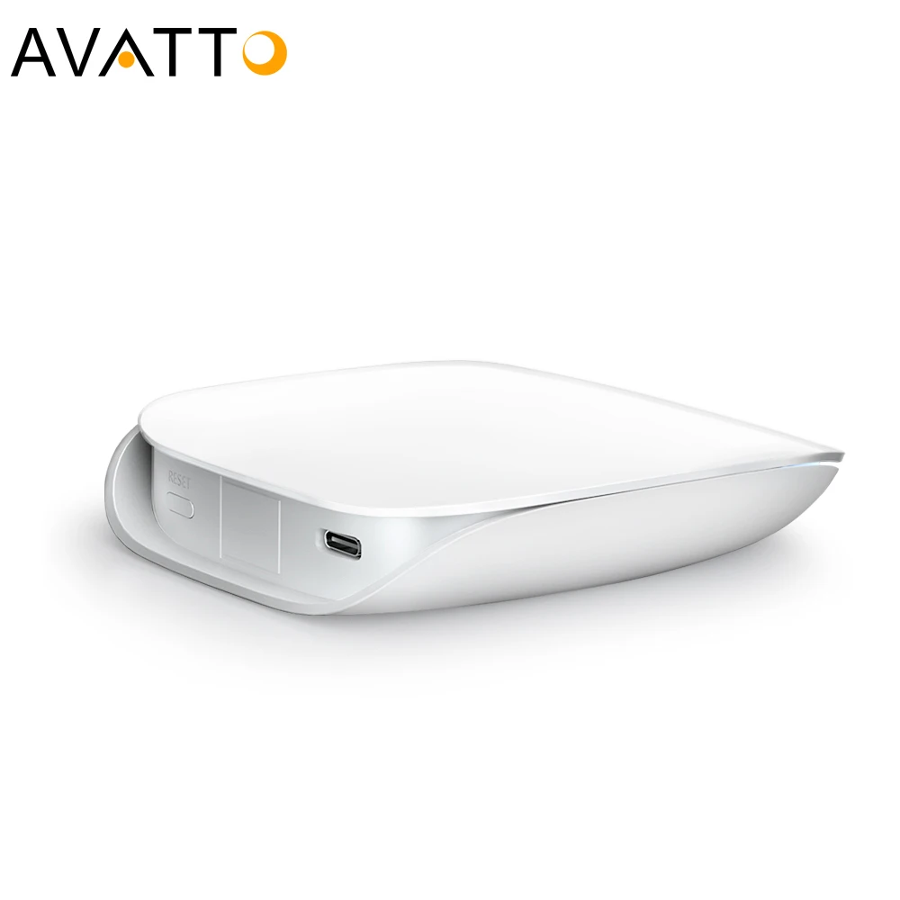 AVATTO Smart Home Assistant Tuya Zigbee3.0 Smart Gateway Hub WiFi BLE Mesh APP Remote Control