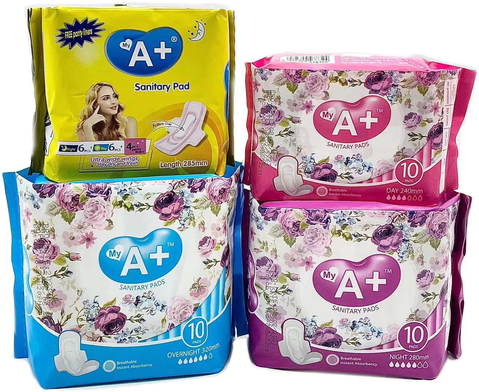 Wholesale Cotton Sanitary Pads For Women Sanitary Napkin Menstrual Pads