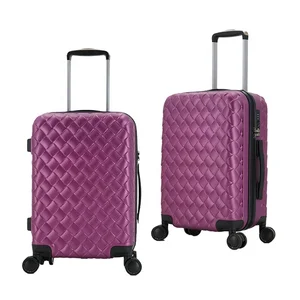 Wholesale Waterproof Travel Luggage ABS Material Suitcase Wide Trolley Luggage Box Set for Outdoor Activities