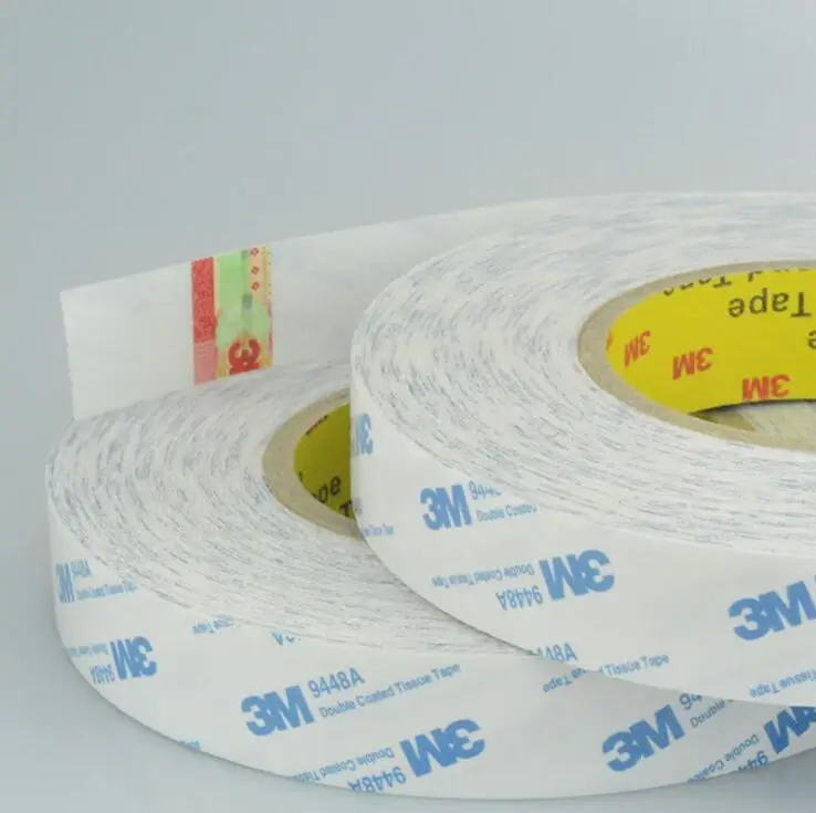 3M 9448A White Extremly Strong Double Sided Tape 3~20MM*50M For