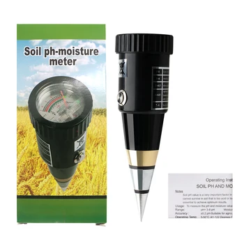 Bodem Ph Meter, Vt-05 Bodem Ph Tester Hygrometer Vochtsensor Draagbare Ph Instrument Voor Tuin Boerderij Gazon Binnen Buiten H