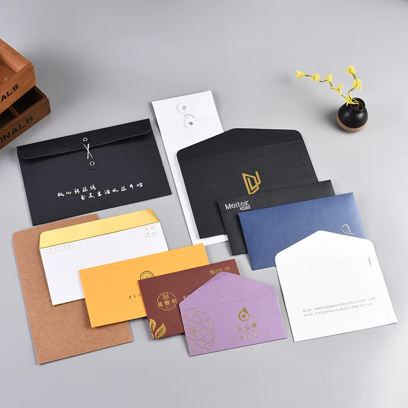 Wholesale Custom logo Size Color Letter Envelopes Paper Envelope  Envelopes
