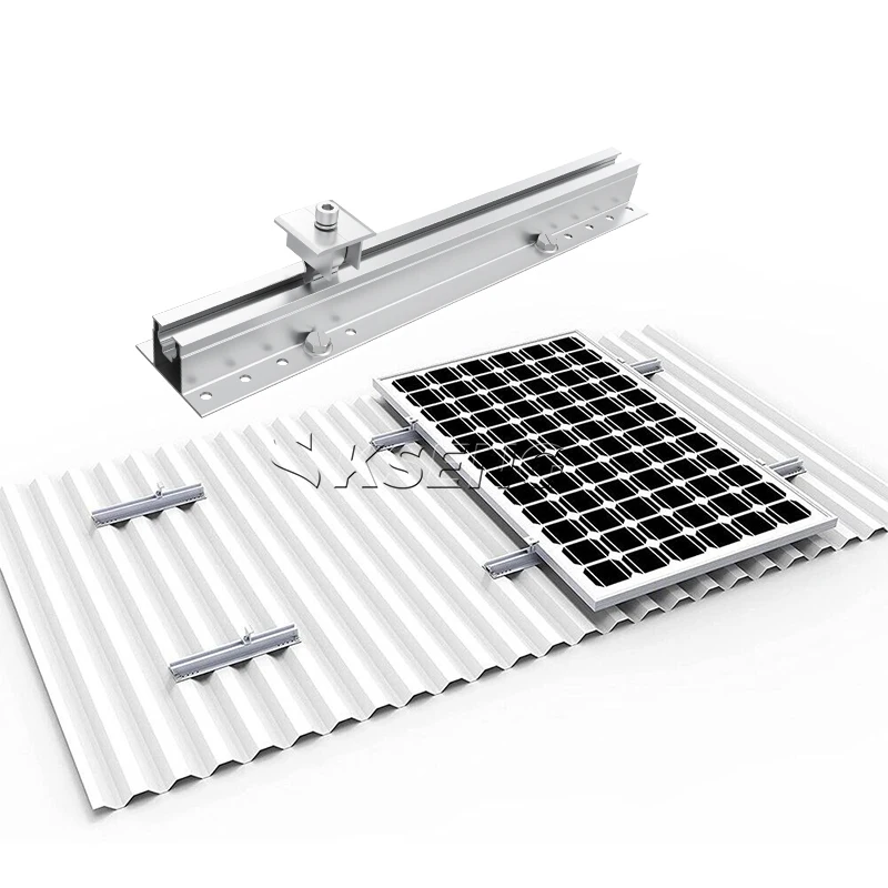 Wholesale Aluminum Profile Mounting Racking Metal Roof Solar Panel Mounting System Solar Mini Rail