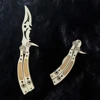 Wooden Blazing Butterfly Knife