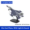 Modello di caccia F-16 nero