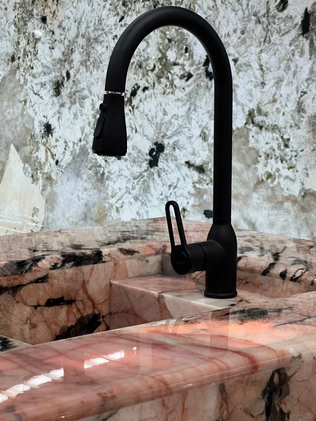 product modern polished natural pink patagonia marble translucent stone kitchen island countertop for villa indoor use-4