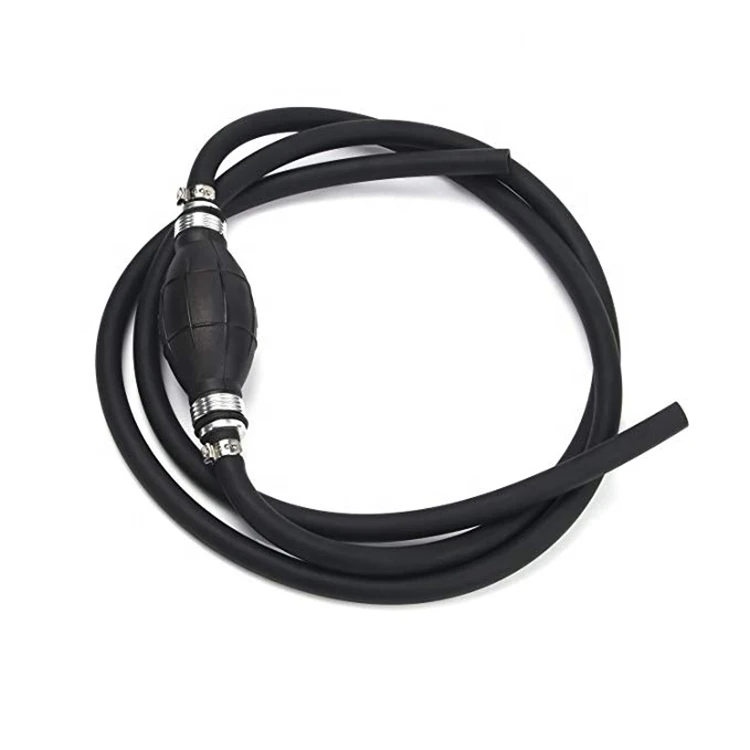 Car Fuel Pump Line Hand Primer Bulb Gas Petrol Rubber With Aluminum All Fuels Length Used for Car Boat