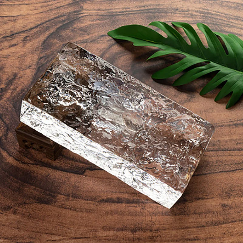Solid clear Glass Block Decorative for Home Bathroom K9 Crystal Glass Brick Prices