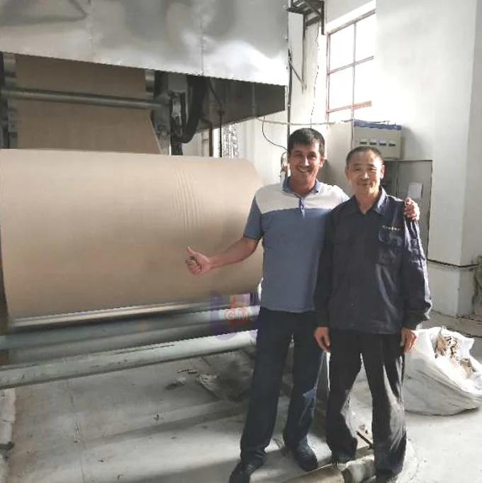 Waste Paper Recycling Machine Prices Brown Carton Kraft Paper Product Making Machinery Production Line