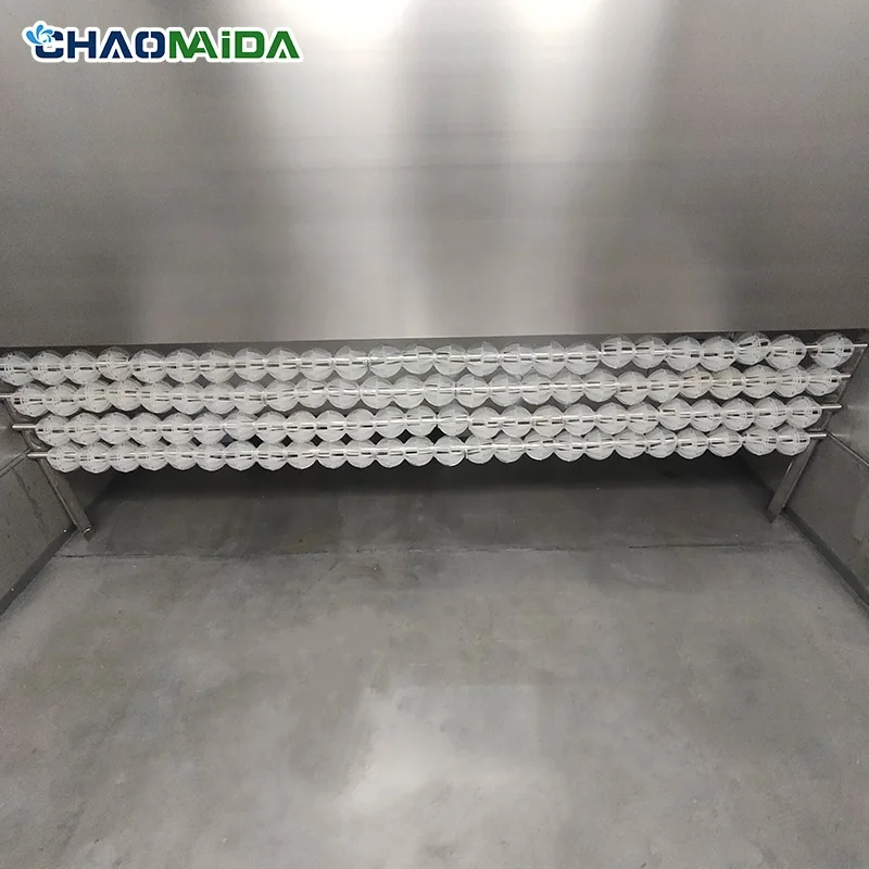 Environmental protection Water Curtain Spray Cabinet Paint Mist Purification Equipment Cyclone Water Curtain Booth