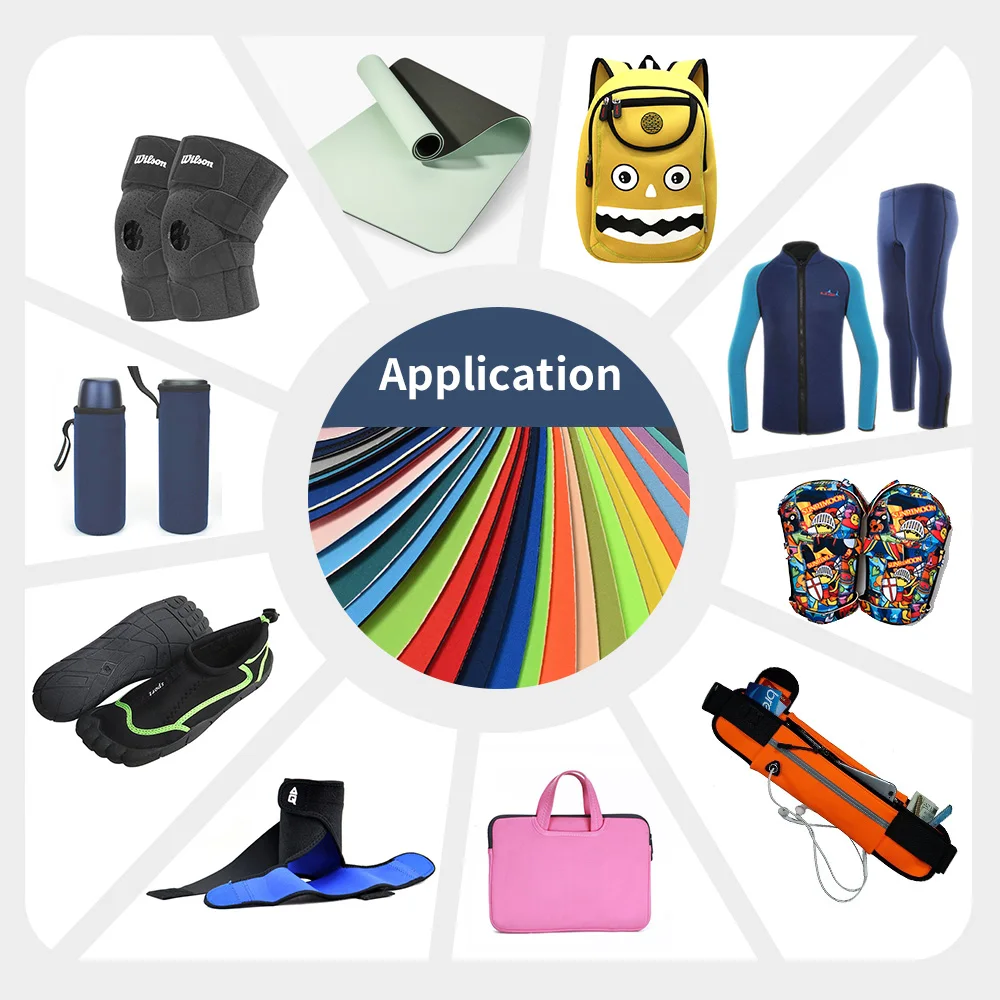 Неопреновая ткань суперэластичный гидрокостюм с принтом оптовая продажа для сумок Спортивная Защитная Экипировка