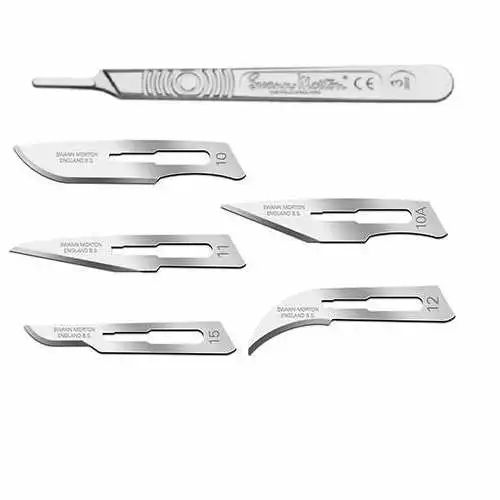 Medic/surgi Instruments/equipment 1 Free Scalpel Handle #3 And #4 Suitable For Dermaplaning Crafts AAProTools 120 Sterile Scalpel Handle Blades #10#11#15#20# 21#22 