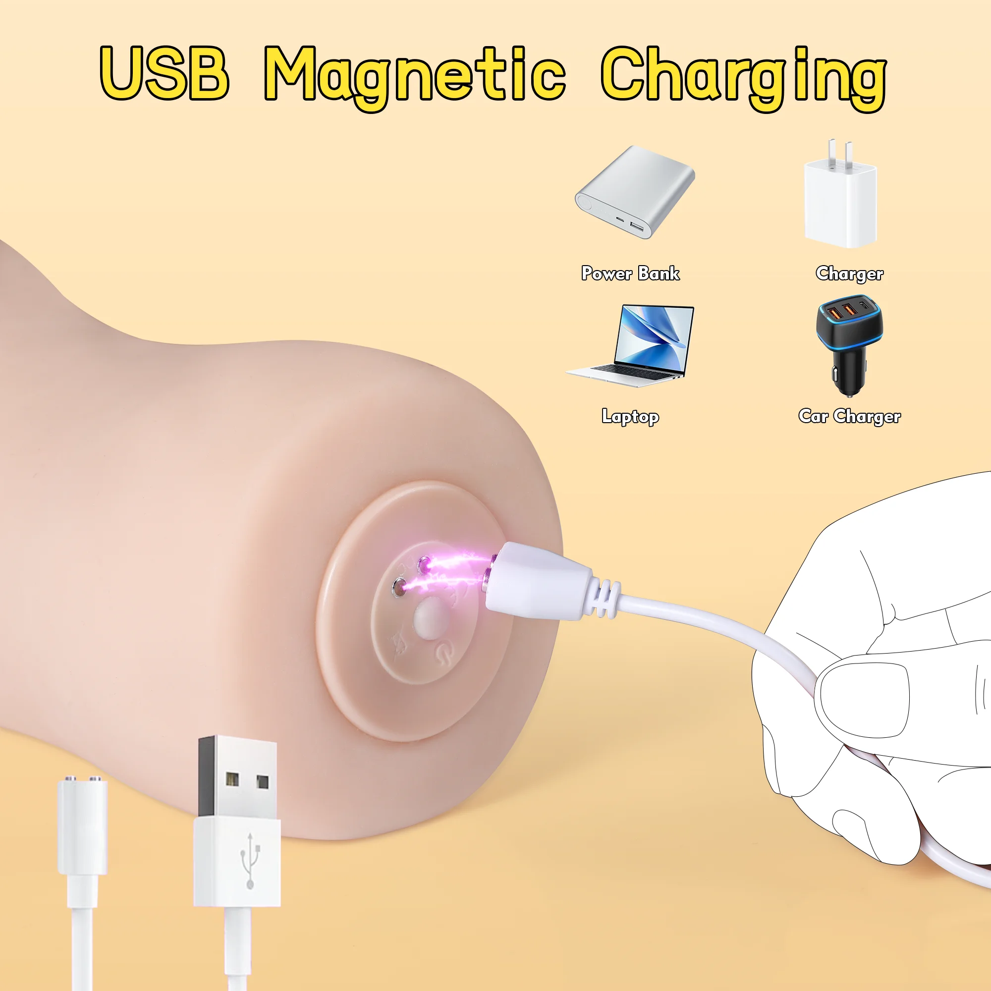 Automatic Male Masturbator Vibration Tongue Licking Silicone Vagina  Masturbation Cup Adult Pocket Pussy Sex Toys Supplier