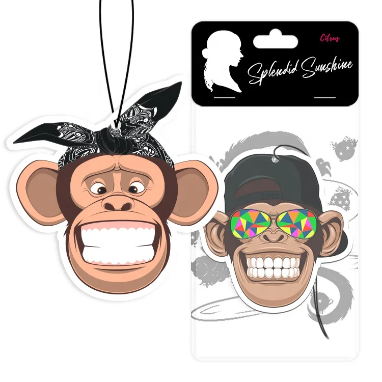 Бумажный недорогой освежитель воздуха для автомобиля от производителя, ароматизатор для Карлоса на заказ