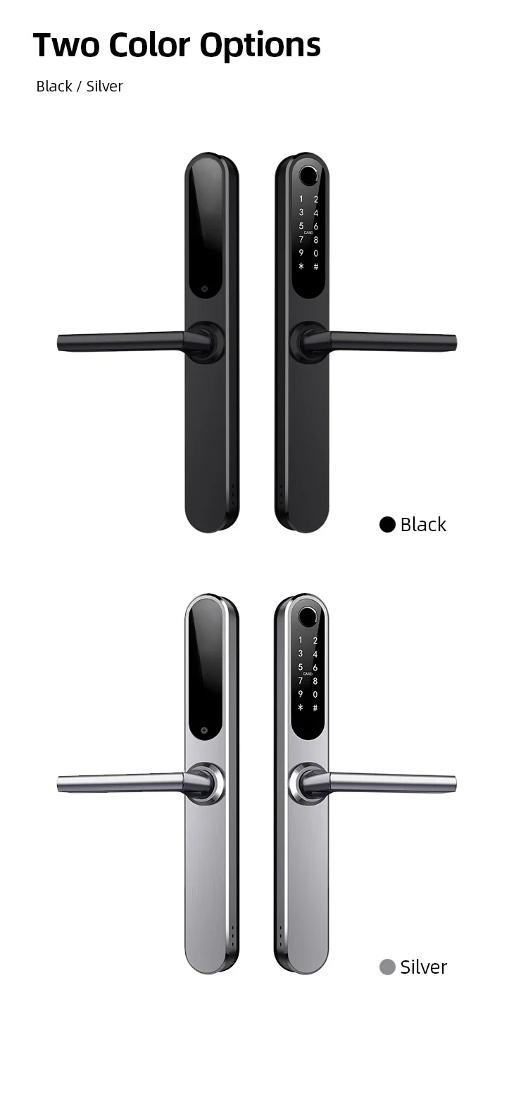 Liliwise Waterproof Ip66 Outdoor Fingerprint Smart Door Lock Tuya App