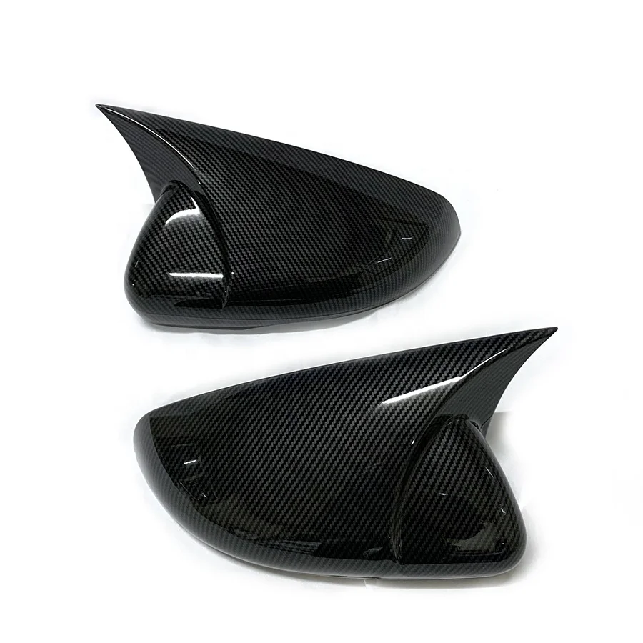 Tiypeor Carbon Look for VW Volkswagen Golf 6 Rearview Mirror Cover Caps Case Ox Mirror Guard Covers Exterior Decoration Trims