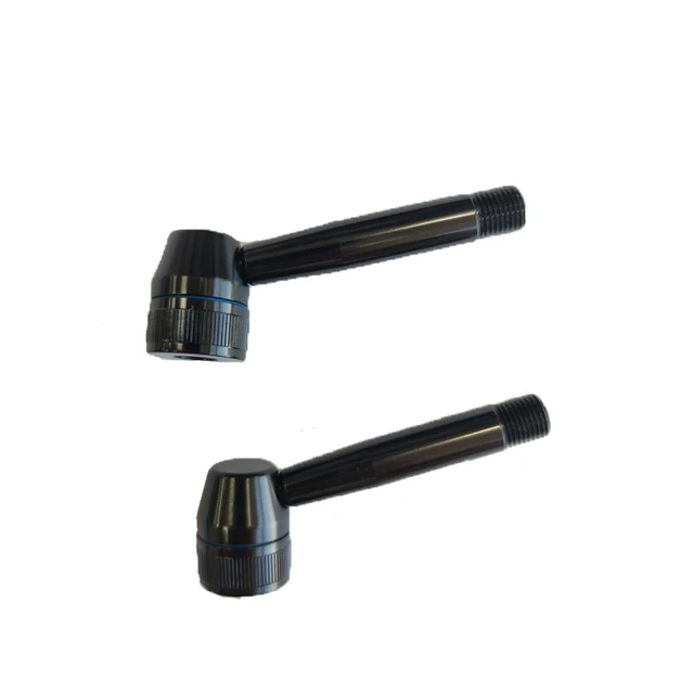 Bicycle Disc Wheel 90 Degree Adapter Presta Pump Valve Adapter Bike Inflator Adapter  Aluminum Conversion Connector