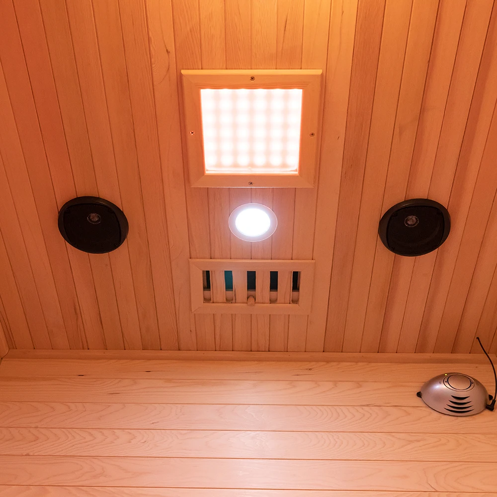 Smartmak Custom Removable Garden Outdoor Home Far Infrared Sauna Room for 2 Person