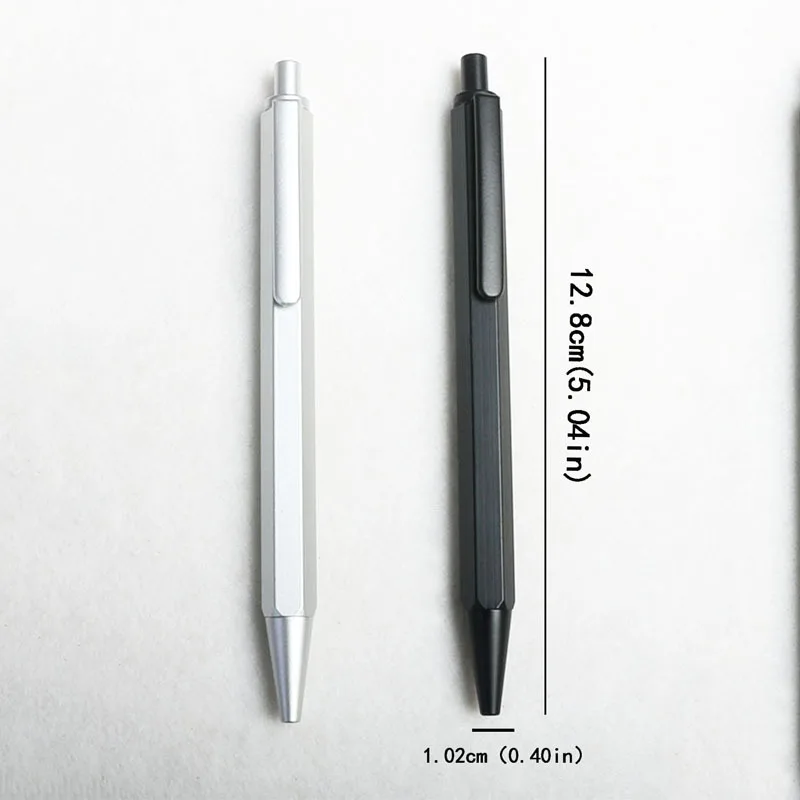 Muji Hexagonal Pen Muji Aluminum Pen Minimalist Stationery Metal