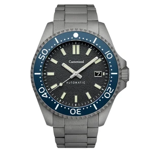 OEM Brand Luxury Automatic Dive Watch Powered by Seiko NH35 Movement Grade Titanium Mechanical Date Wrist Watches