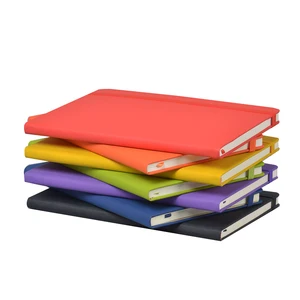 Factory Direct Sales Multiple Specifications Optional 7 Popular Colors High-Quality PU Leather Strap Design Thickened InnerPages