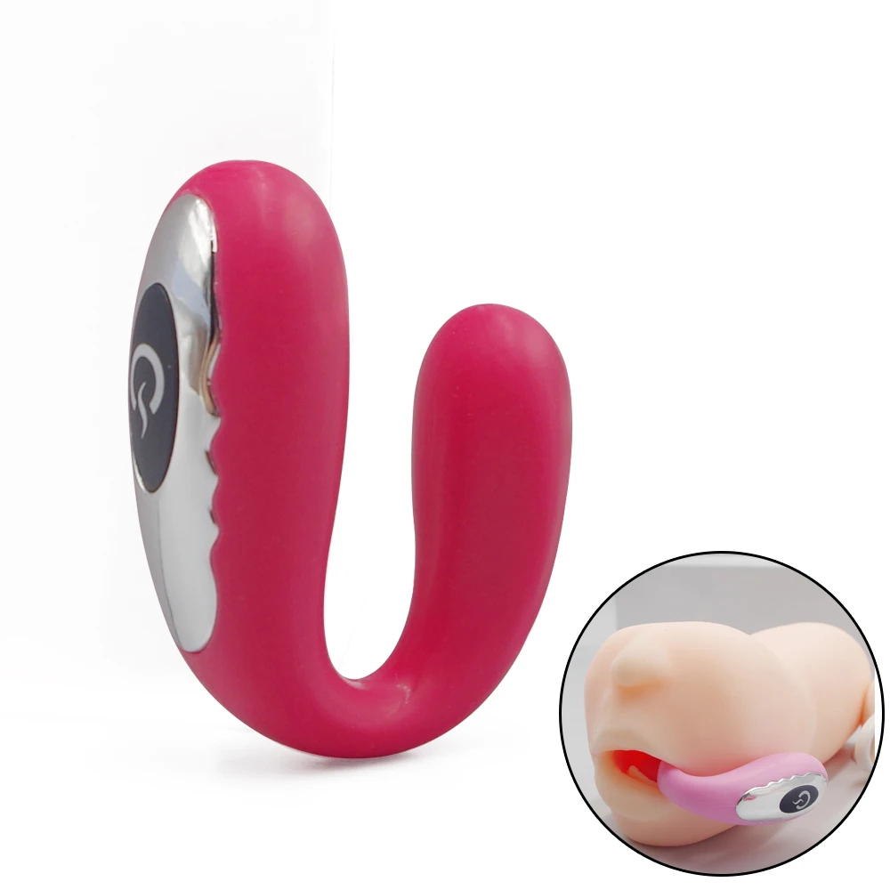 7 Super Oral Tongue Vibrator Mouth Vibrator Massager Rechargeable Dildo Vibrator for Women