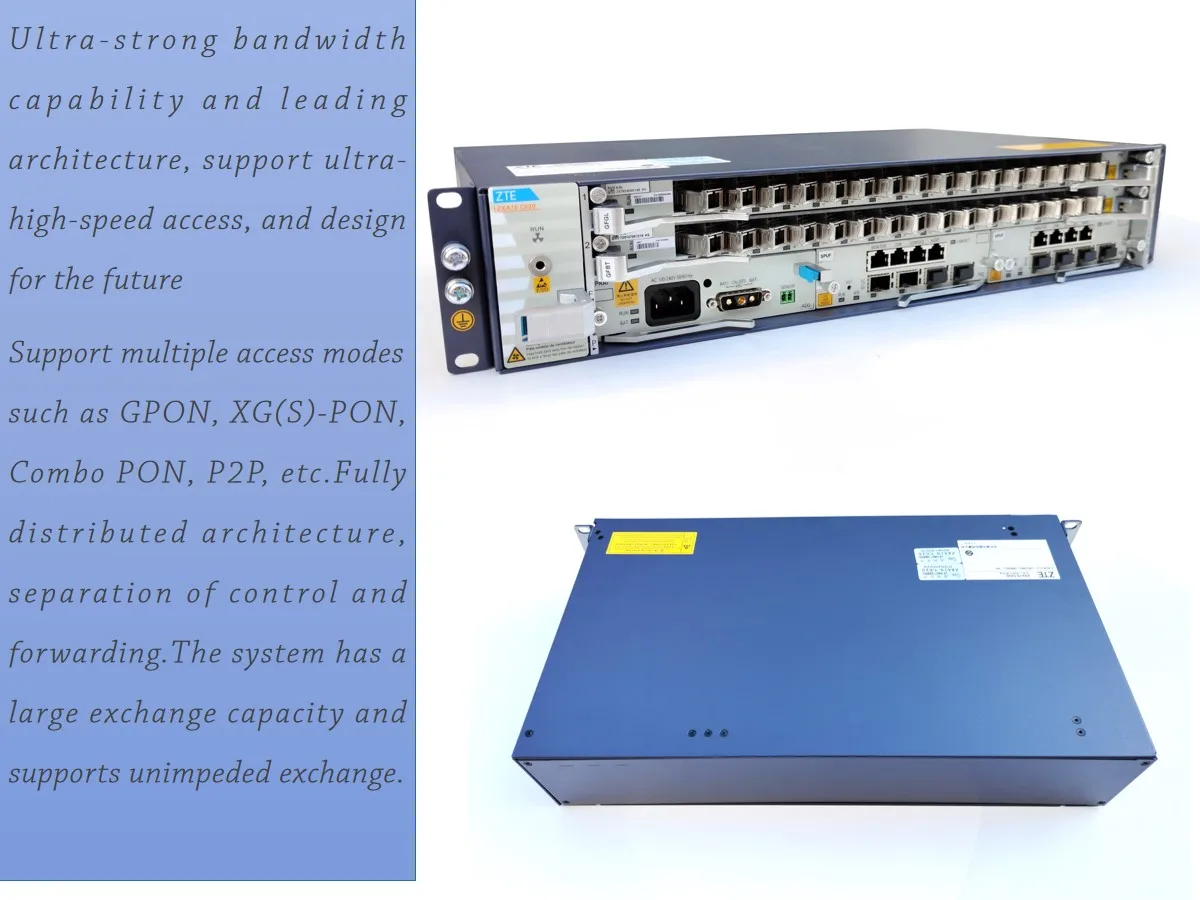 pon. XGSPON XGS-PON 16-Port GPON Card for ZTE C620 Mini OLT - Ideal for