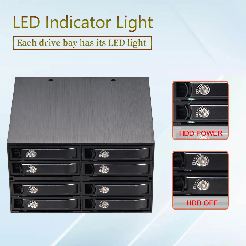 thumbnail interactive-video image 1 of VN500 5-Bay External Hard Drive Enclosure (Up To 330TB, 10 1 of 14