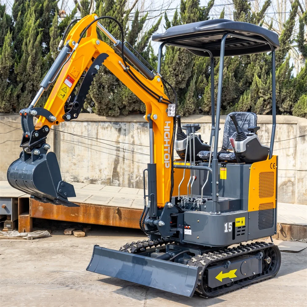 ХИГТОП ХТ15 Рам Дефлексион Хидраулички Џојстик 1500кгс Мини Цролер Екскаватор