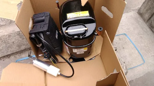 Tecumseh Freezer Compressor CAJ2464Z 1/4HP 230V 50Hz Piston Refrigeration Compressor Tecumseh Hermetic Compressor