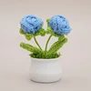 Sky Blue Double-headed rose