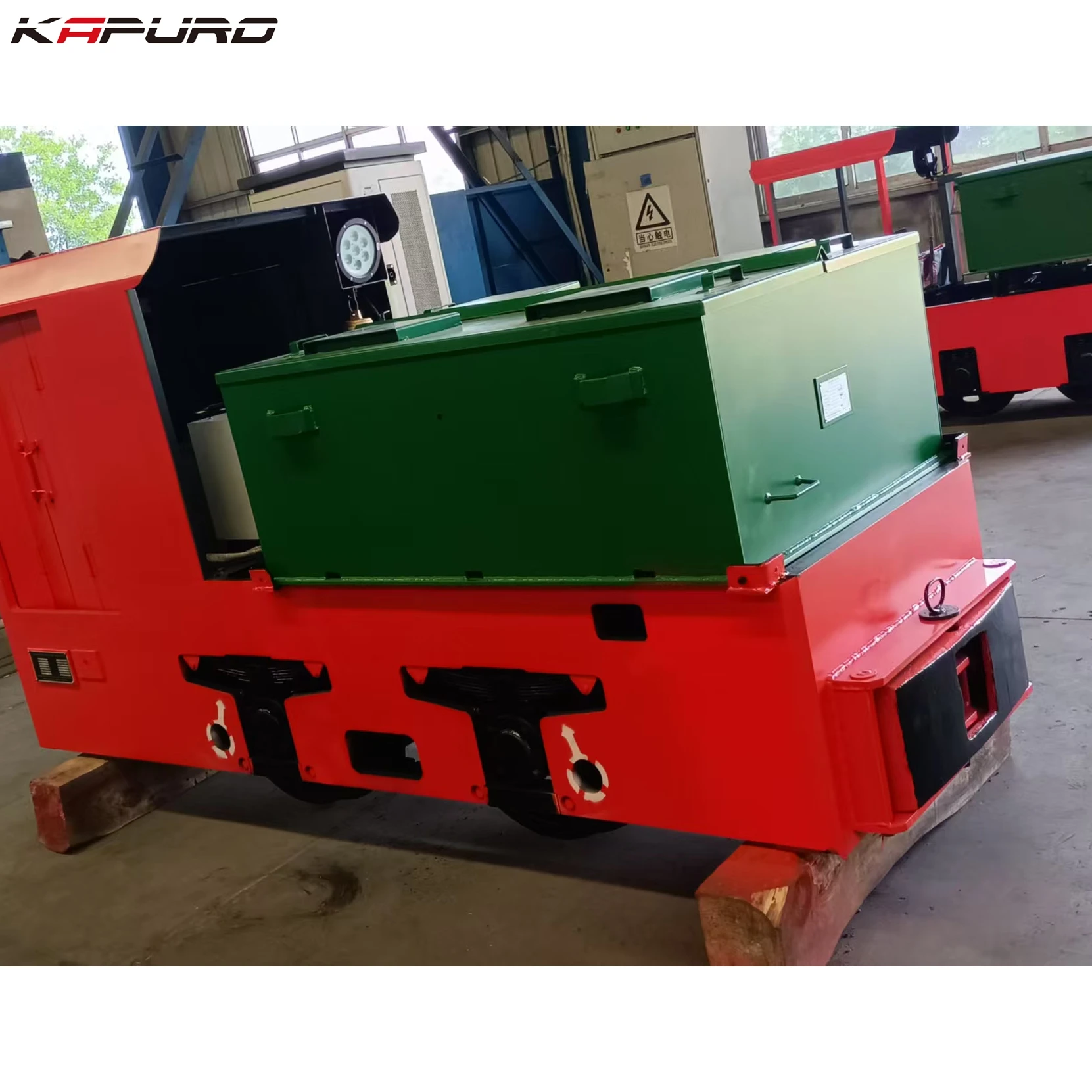 product kapuro tc 5f 5t electric underground lithium battery mining locomotive for tunnel transportation-16