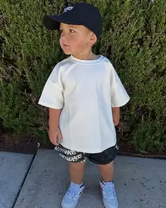 Cotton Kids Cycling Wear Summer Biker Shorts Sets Children Clothes Wholesale Boys Girls Outfits Two Piece Kids Clothing Set 2026