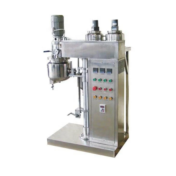 Small Lab Scale 5L 10L 20L 30L Vacuum Homogenizer Emulsifying Mixer Mayonnaise Making Machine