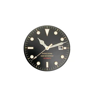 Customize Copper Alloy Watch Parts for OEM Watch Bezel and Custom Made Dial with Luminous Hands and Own Design