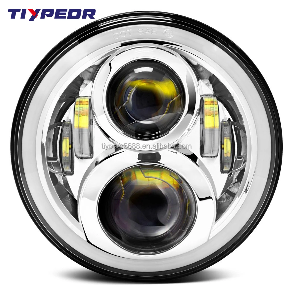 product tiypeor auto parts 7 inch headlight hi low beam for honda cb400 cb500 cb1300 hornet250 round headlight-6