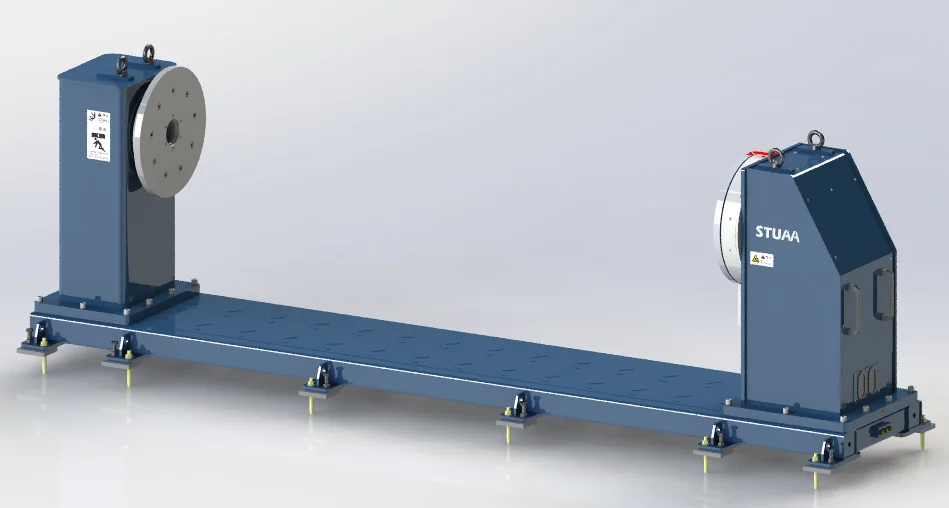 10kg Automatic Welding Positioner Turntable Design Electric Head And Tail Frame 10kg