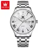 silvery white