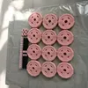 pink Dumbbell, kettle bell, barbell three in one set