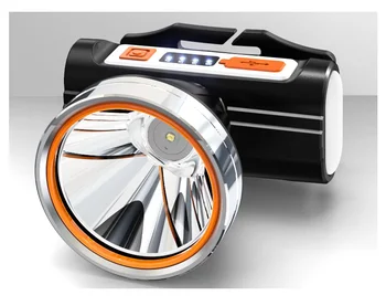Portable Headlamp with Rechargeable Lithium Battery for Night Cycling
