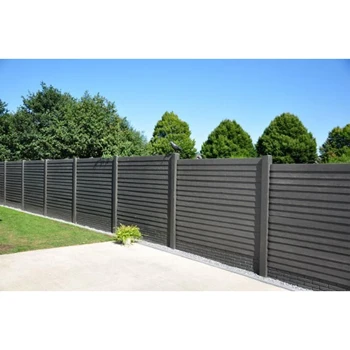 Manufacturer Best Price High Strength Aluminum Slat Fence Post Practical Garden Aluminum Slat Fence