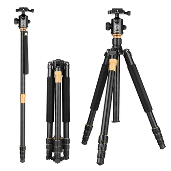 Q999 Professional Fluid Head Aluminum Video Camera Tripod,1590mm Digital and Slr Camera Tripod Free Shipping 666 detail image