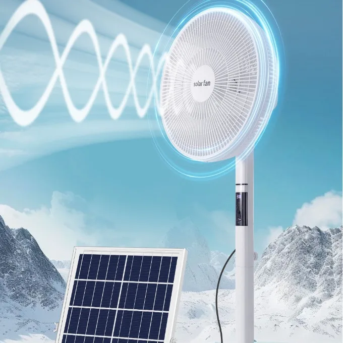 Table Fan, Solar, Portable - detail 34